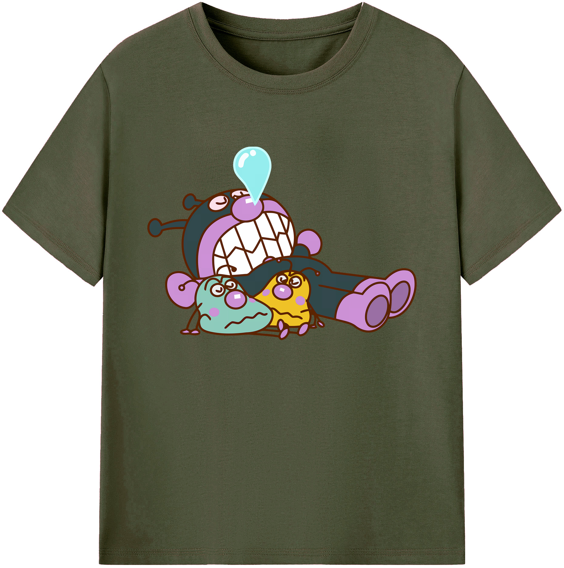 （画像用） アンパンマン Anpanman 綿100％ メンズ半袖Tシャツ｜肌触りやわらか＆通気性